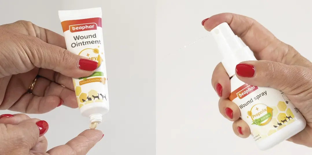 Beaphar wound ointment and spray